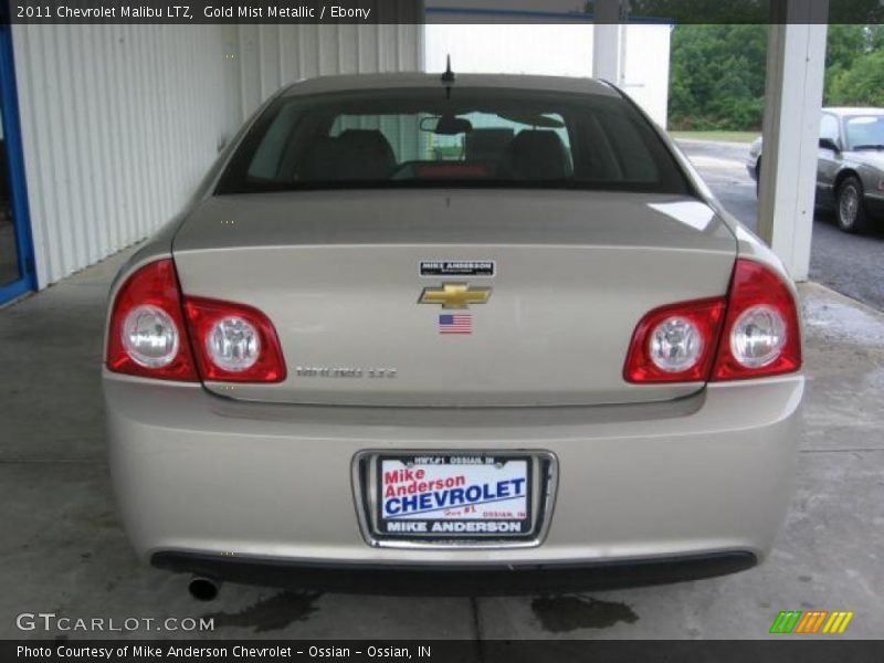 Gold Mist Metallic / Ebony 2011 Chevrolet Malibu LTZ