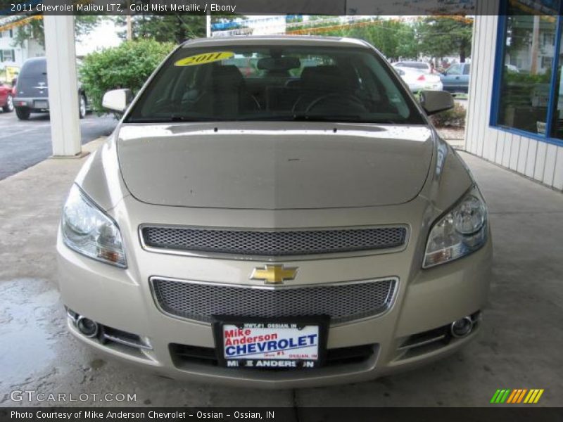 Gold Mist Metallic / Ebony 2011 Chevrolet Malibu LTZ