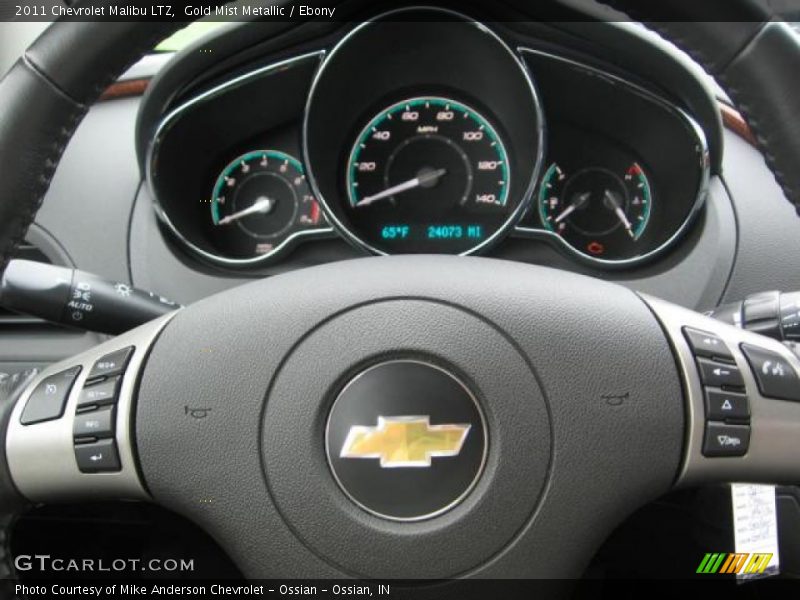 Gold Mist Metallic / Ebony 2011 Chevrolet Malibu LTZ