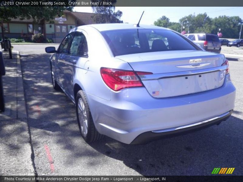 Crystal Blue Pearl / Black 2013 Chrysler 200 Touring Sedan