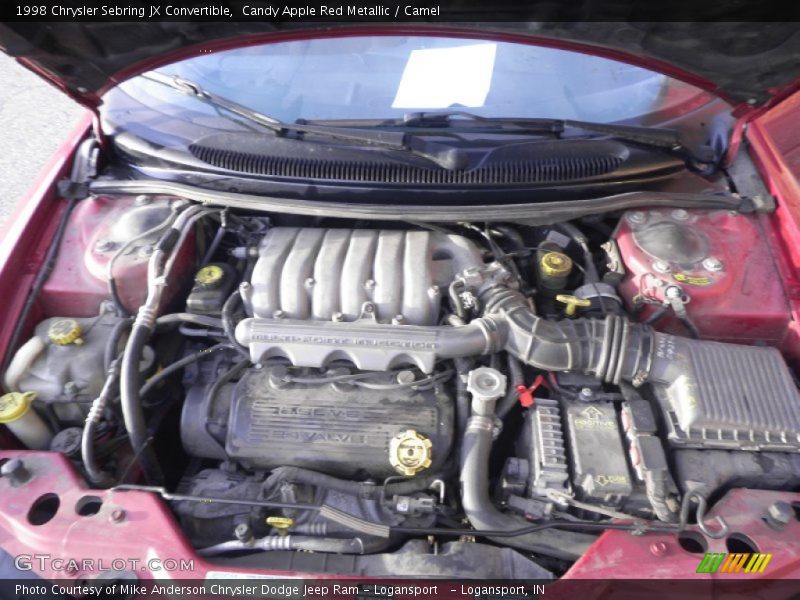  1998 Sebring JX Convertible Engine - 2.5 Liter SOHC 24-Valve V6