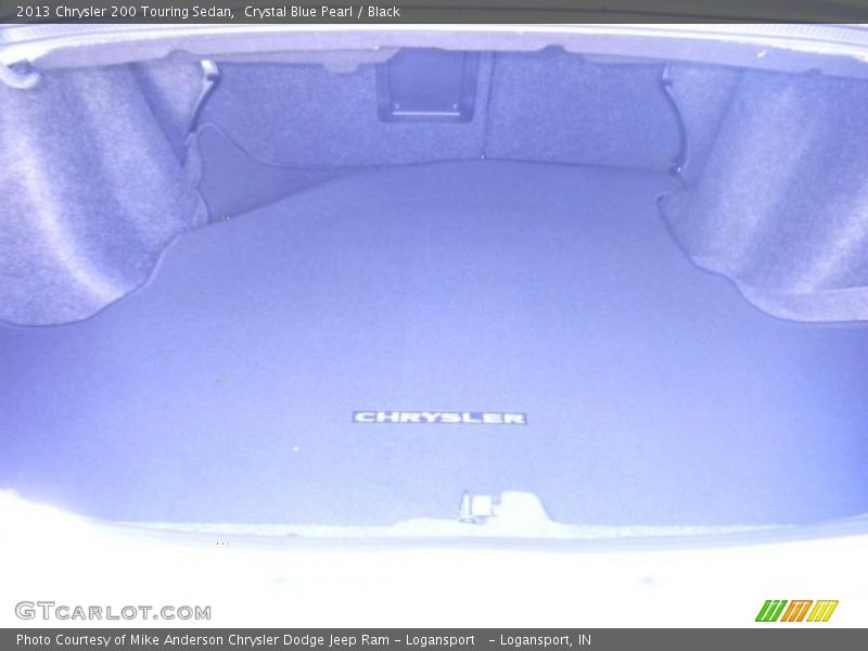 Crystal Blue Pearl / Black 2013 Chrysler 200 Touring Sedan