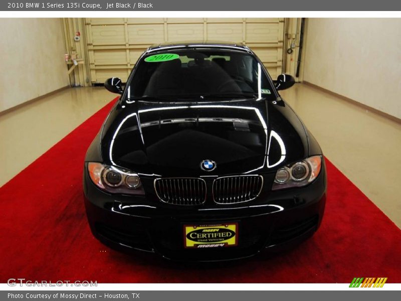 Jet Black / Black 2010 BMW 1 Series 135i Coupe
