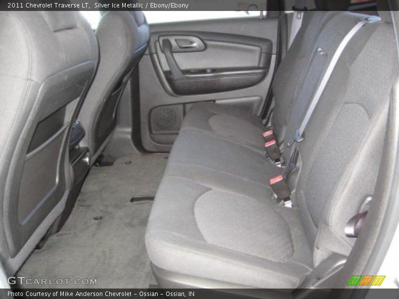 Silver Ice Metallic / Ebony/Ebony 2011 Chevrolet Traverse LT