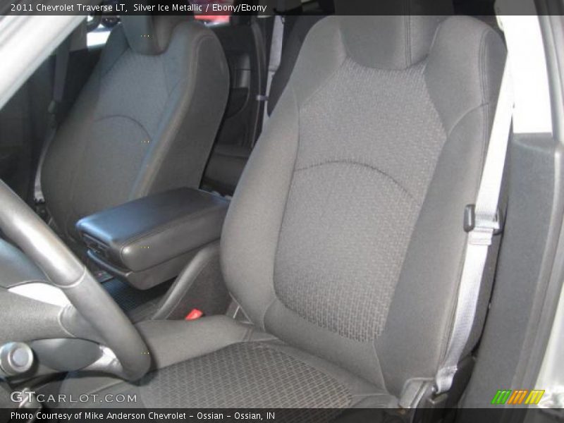 Silver Ice Metallic / Ebony/Ebony 2011 Chevrolet Traverse LT