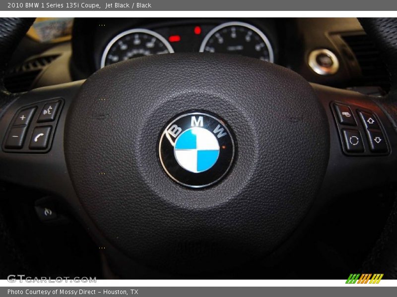 Jet Black / Black 2010 BMW 1 Series 135i Coupe