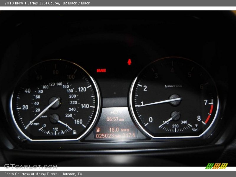 Jet Black / Black 2010 BMW 1 Series 135i Coupe