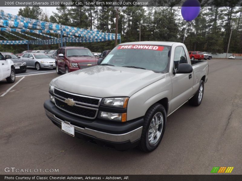 Silver Birch Metallic / Dark Charcoal 2006 Chevrolet Silverado 1500 Regular Cab