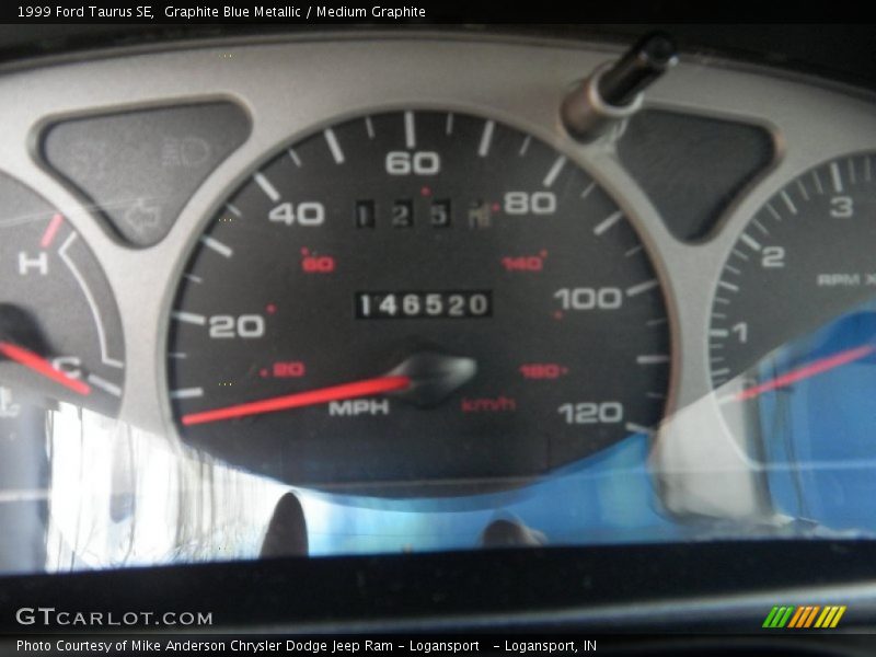 Graphite Blue Metallic / Medium Graphite 1999 Ford Taurus SE