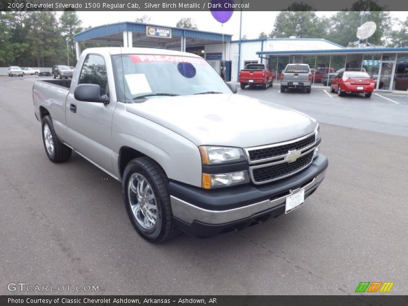 Silver Birch Metallic / Dark Charcoal 2006 Chevrolet Silverado 1500 Regular Cab