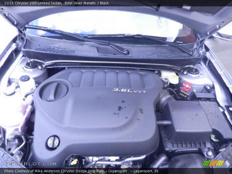 Billet Silver Metallic / Black 2013 Chrysler 200 Limited Sedan