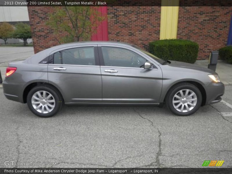 Tungsten Metallic / Black 2013 Chrysler 200 Limited Sedan