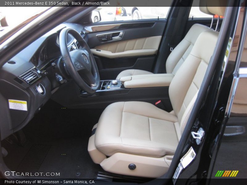 Black / Almond/Black 2011 Mercedes-Benz E 350 Sedan