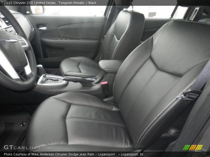Tungsten Metallic / Black 2013 Chrysler 200 Limited Sedan