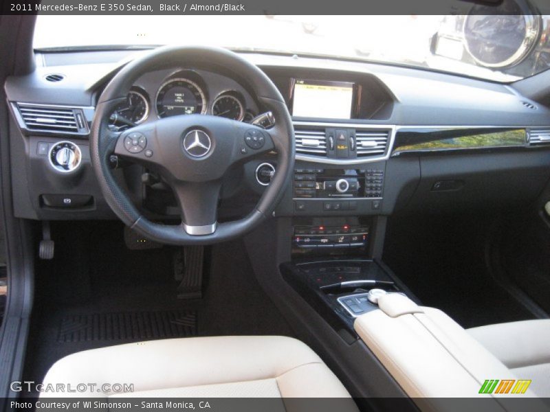 Black / Almond/Black 2011 Mercedes-Benz E 350 Sedan