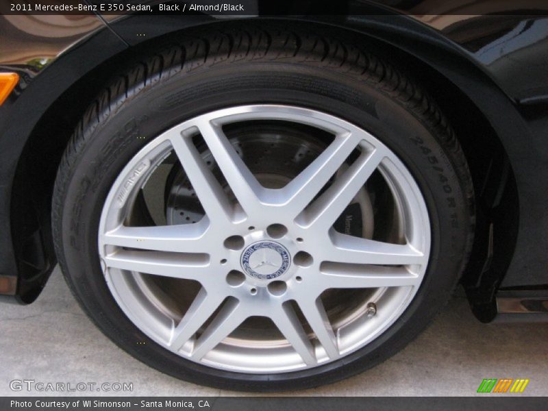 Black / Almond/Black 2011 Mercedes-Benz E 350 Sedan