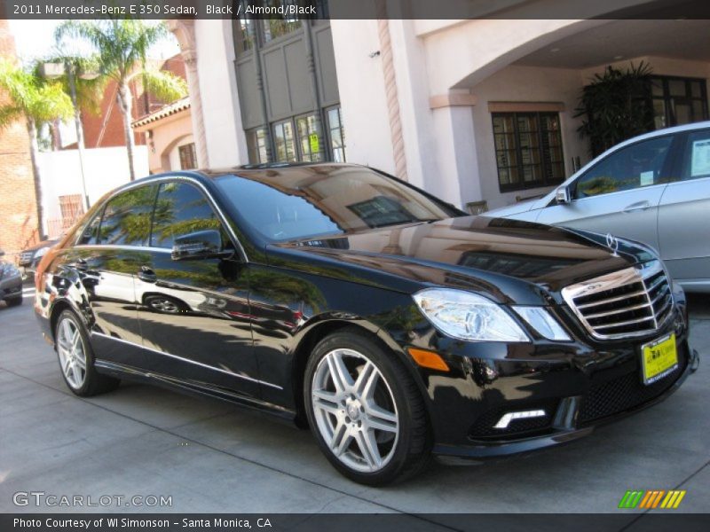 Black / Almond/Black 2011 Mercedes-Benz E 350 Sedan