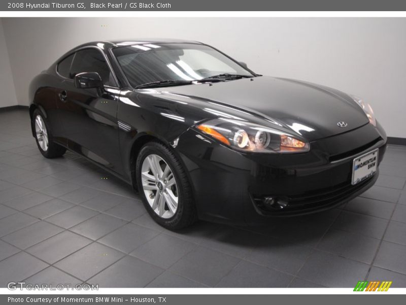Black Pearl / GS Black Cloth 2008 Hyundai Tiburon GS