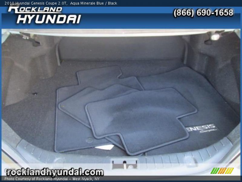 Aqua Minerale Blue / Black 2010 Hyundai Genesis Coupe 2.0T