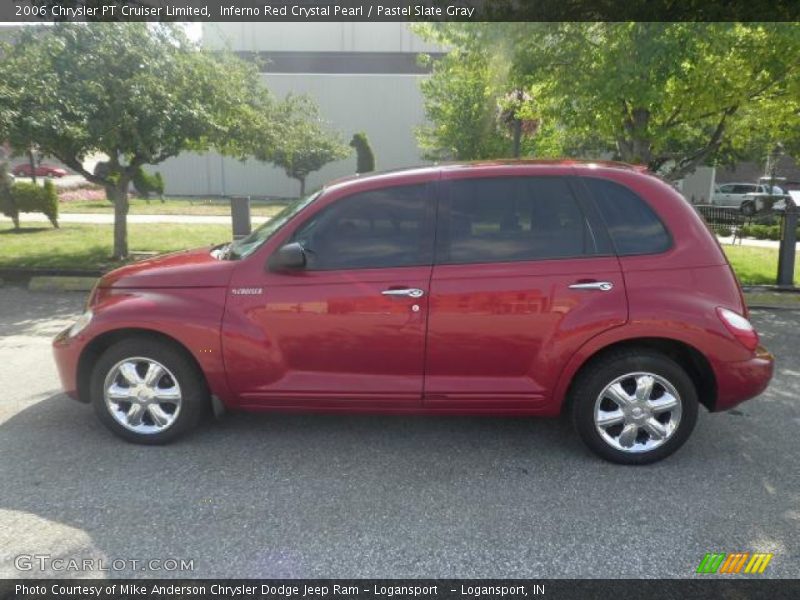 Inferno Red Crystal Pearl / Pastel Slate Gray 2006 Chrysler PT Cruiser Limited