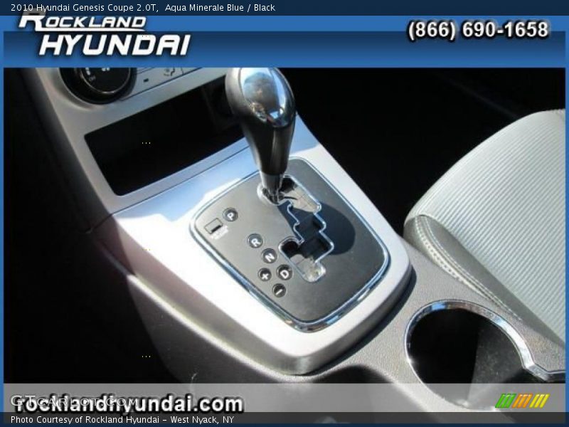 Aqua Minerale Blue / Black 2010 Hyundai Genesis Coupe 2.0T