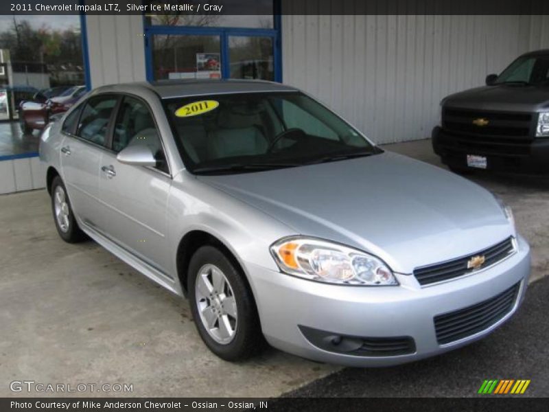 Silver Ice Metallic / Gray 2011 Chevrolet Impala LTZ