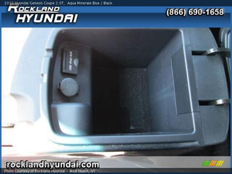 Aqua Minerale Blue / Black 2010 Hyundai Genesis Coupe 2.0T