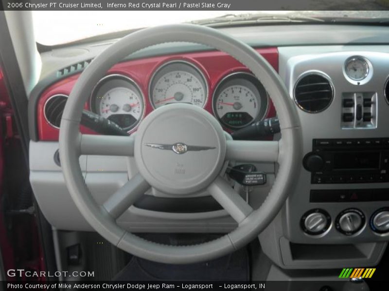 Inferno Red Crystal Pearl / Pastel Slate Gray 2006 Chrysler PT Cruiser Limited