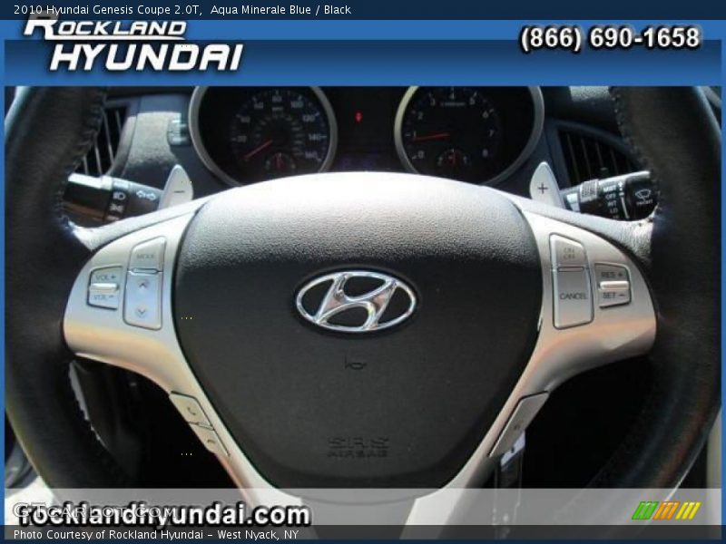 Aqua Minerale Blue / Black 2010 Hyundai Genesis Coupe 2.0T