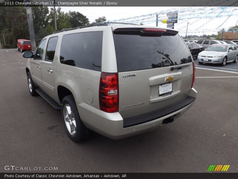 Champagne Silver Metallic / Ebony 2013 Chevrolet Suburban LT
