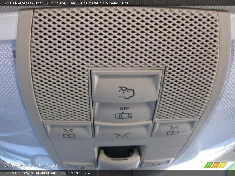 Pearl Beige Metallic / Almond Beige 2010 Mercedes-Benz E 350 Coupe