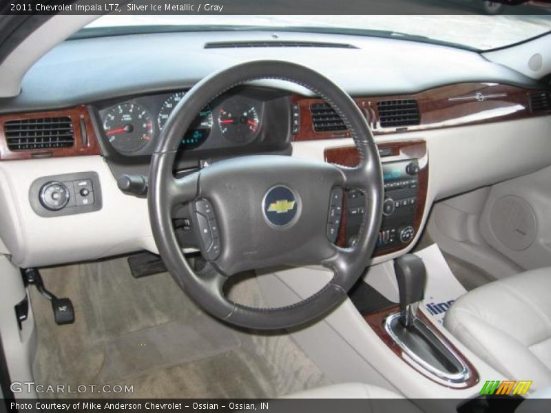 Silver Ice Metallic / Gray 2011 Chevrolet Impala LTZ