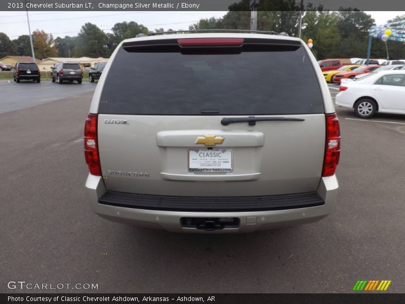Champagne Silver Metallic / Ebony 2013 Chevrolet Suburban LT