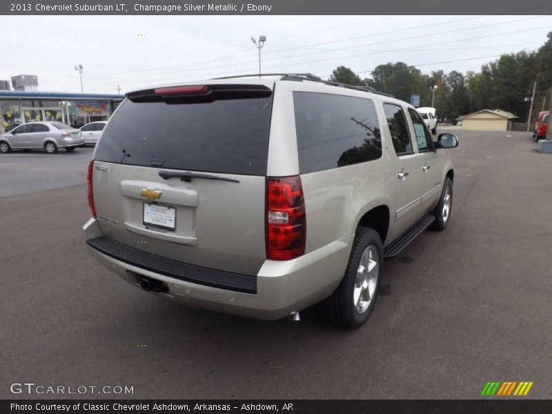 Champagne Silver Metallic / Ebony 2013 Chevrolet Suburban LT