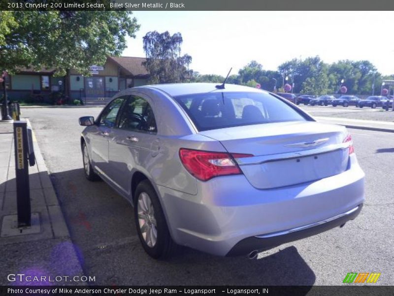 Billet Silver Metallic / Black 2013 Chrysler 200 Limited Sedan