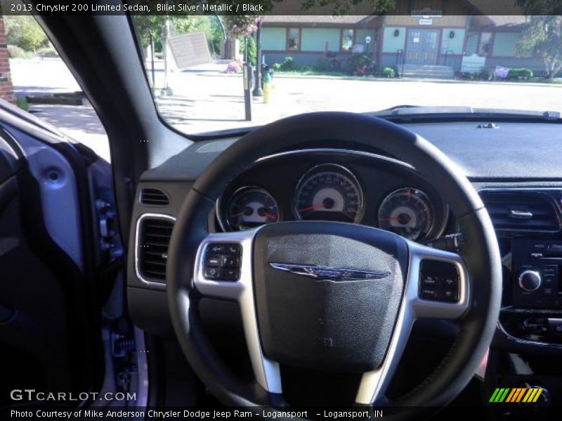 Billet Silver Metallic / Black 2013 Chrysler 200 Limited Sedan