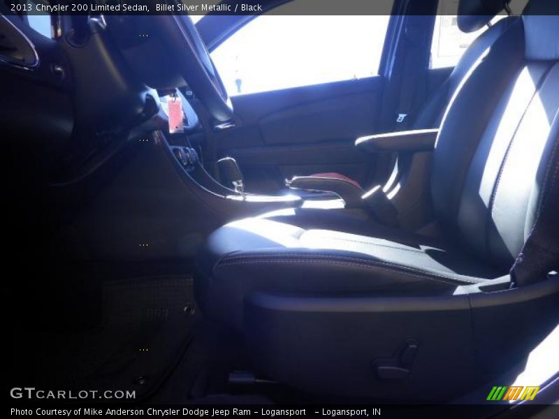 Billet Silver Metallic / Black 2013 Chrysler 200 Limited Sedan