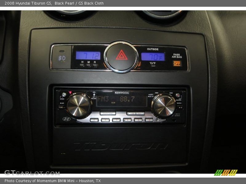 Black Pearl / GS Black Cloth 2008 Hyundai Tiburon GS