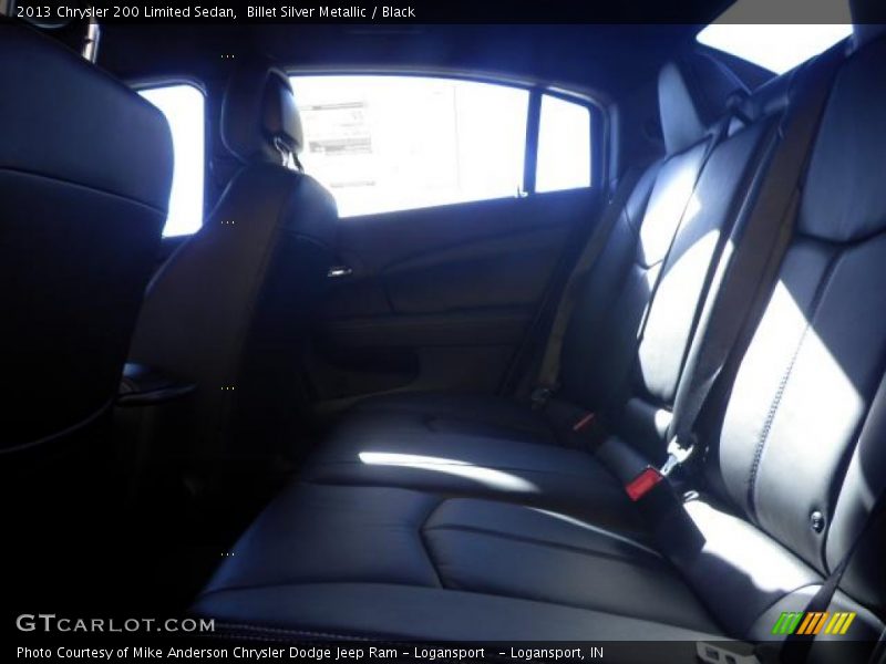 Billet Silver Metallic / Black 2013 Chrysler 200 Limited Sedan