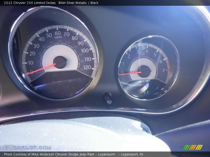 Billet Silver Metallic / Black 2013 Chrysler 200 Limited Sedan