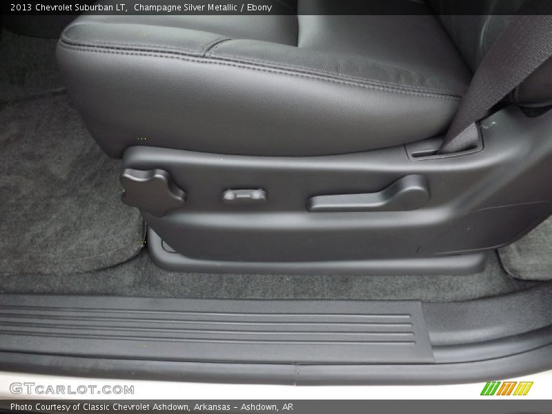 Champagne Silver Metallic / Ebony 2013 Chevrolet Suburban LT