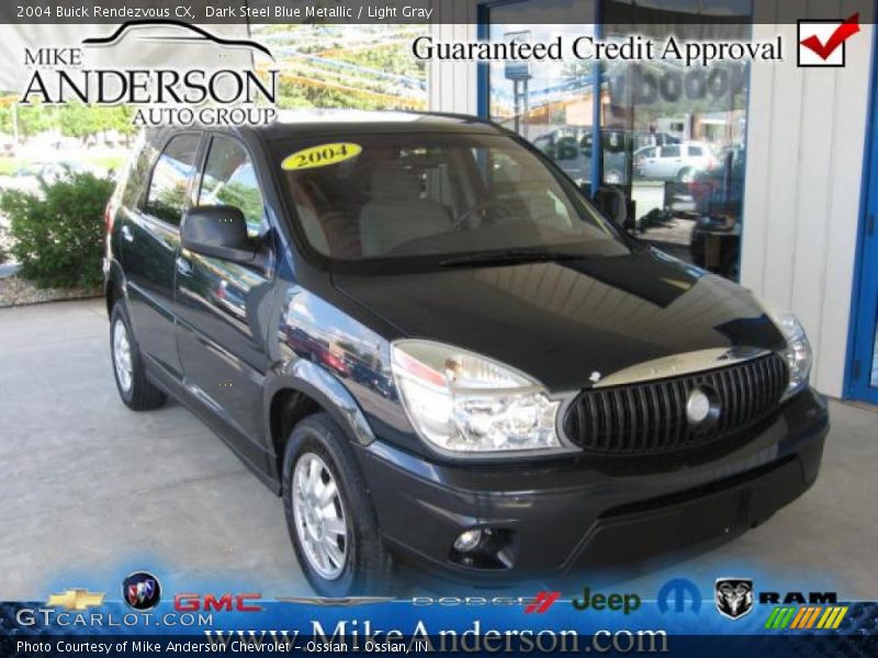 Dark Steel Blue Metallic / Light Gray 2004 Buick Rendezvous CX