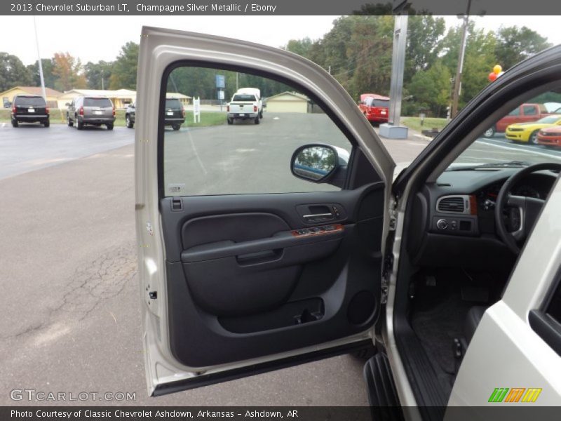 Champagne Silver Metallic / Ebony 2013 Chevrolet Suburban LT