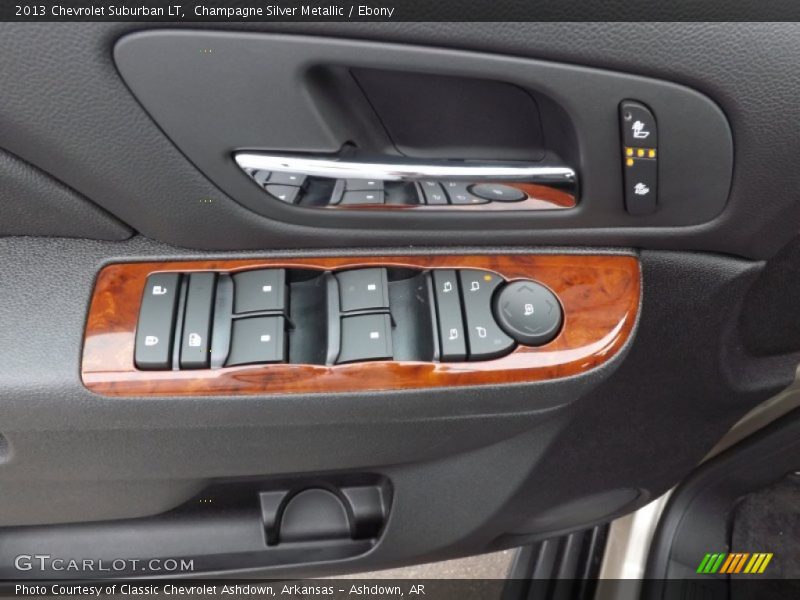 Champagne Silver Metallic / Ebony 2013 Chevrolet Suburban LT