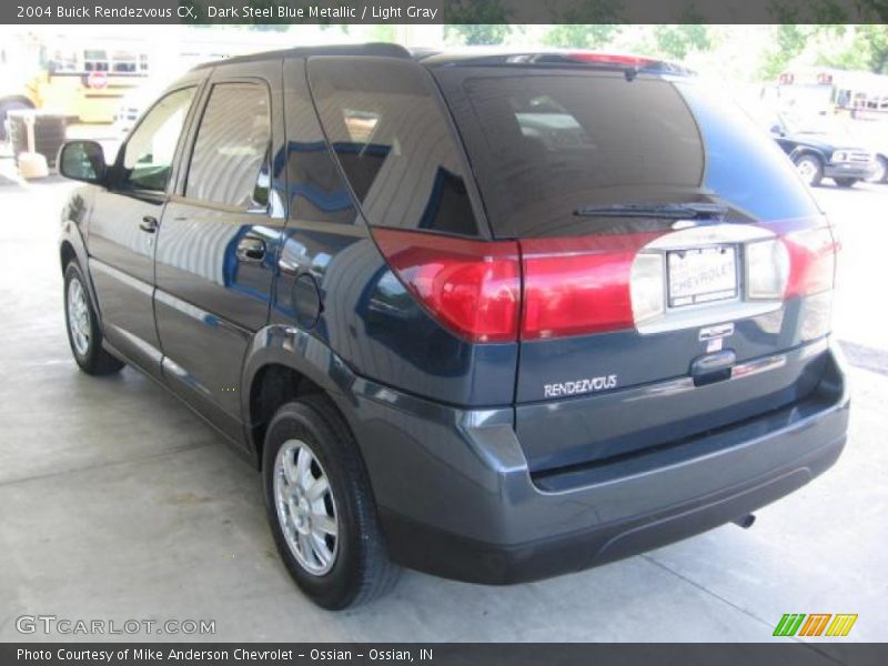 Dark Steel Blue Metallic / Light Gray 2004 Buick Rendezvous CX