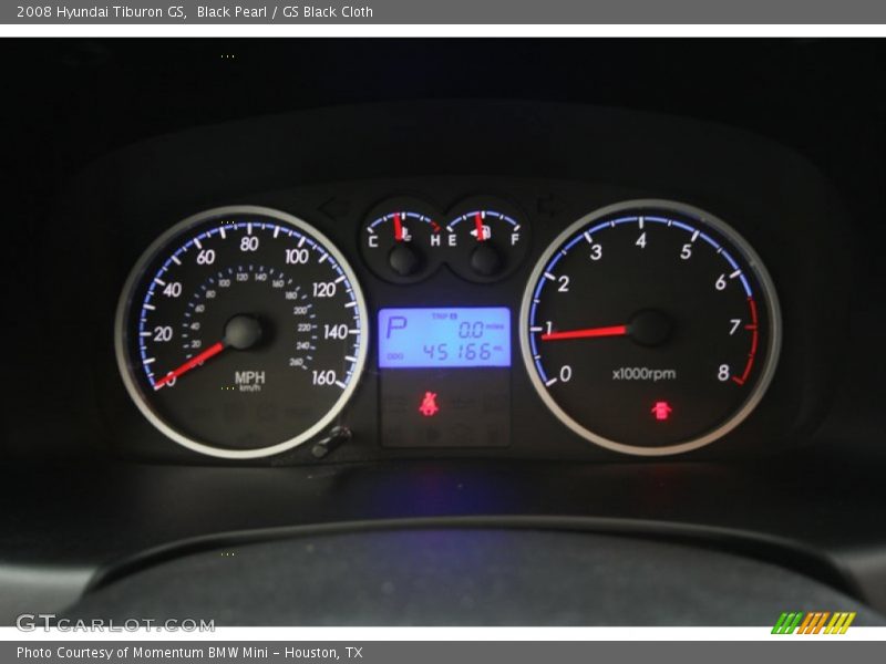  2008 Tiburon GS GS Gauges