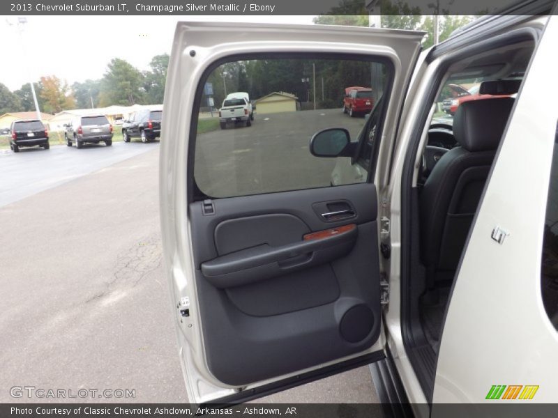 Champagne Silver Metallic / Ebony 2013 Chevrolet Suburban LT
