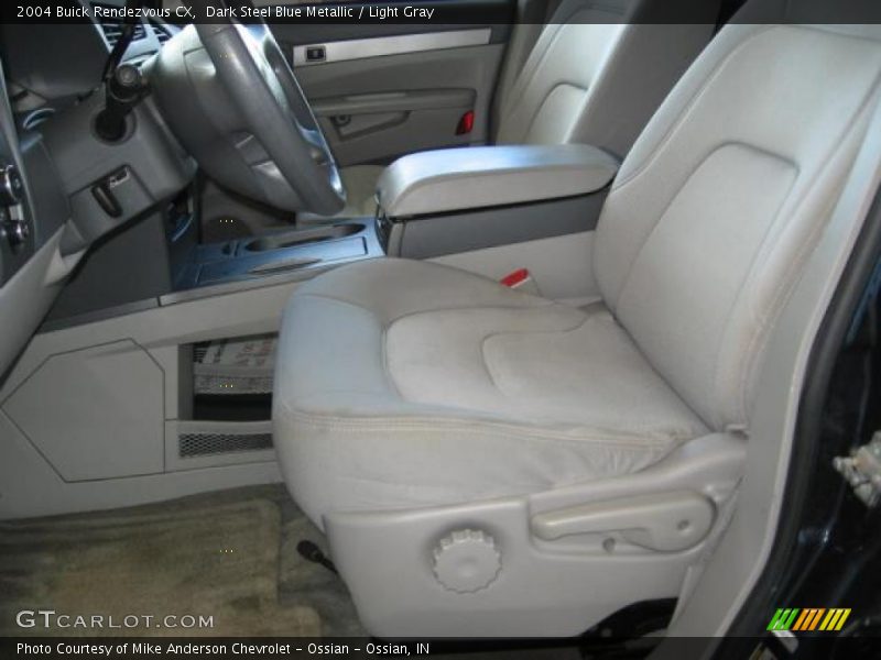 Dark Steel Blue Metallic / Light Gray 2004 Buick Rendezvous CX