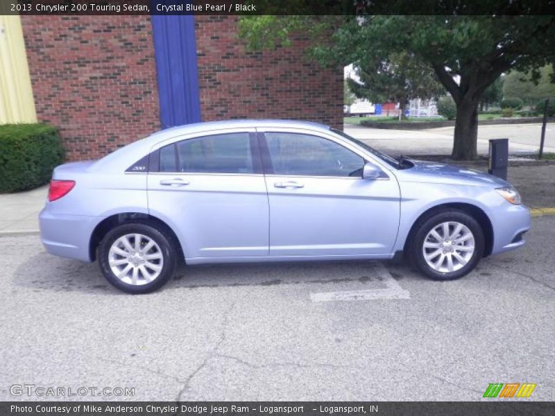 Crystal Blue Pearl / Black 2013 Chrysler 200 Touring Sedan