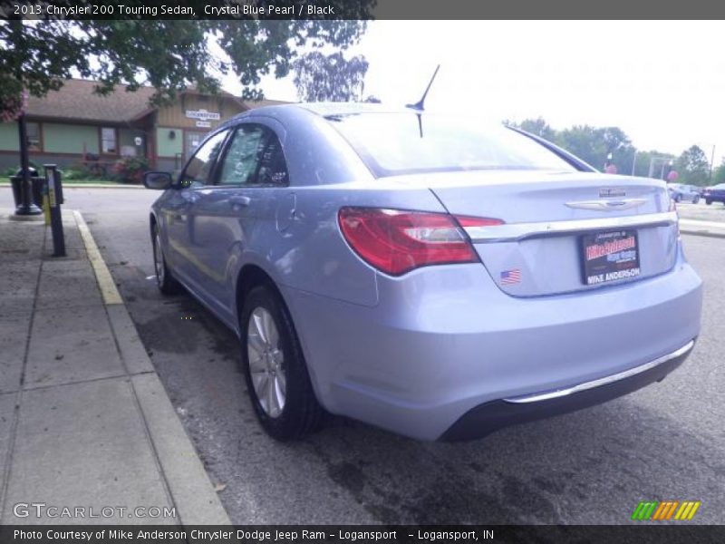 Crystal Blue Pearl / Black 2013 Chrysler 200 Touring Sedan